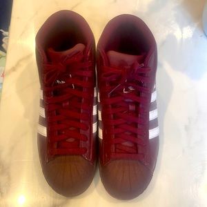 YOUTH ADIDAS PRO MODEL J Maroon/White 6.5